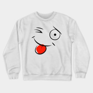 smiley face Crewneck Sweatshirt